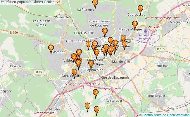 plan éducation populaire Nîmes Associations éducation populaire Nîmes : 32 associations