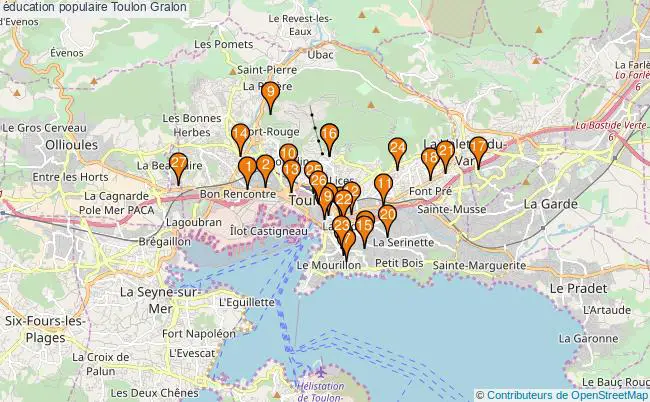 plan éducation populaire Toulon Associations éducation populaire Toulon : 33 associations