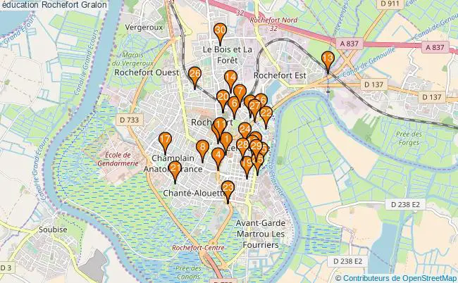 plan éducation Rochefort Associations éducation Rochefort : 41 associations