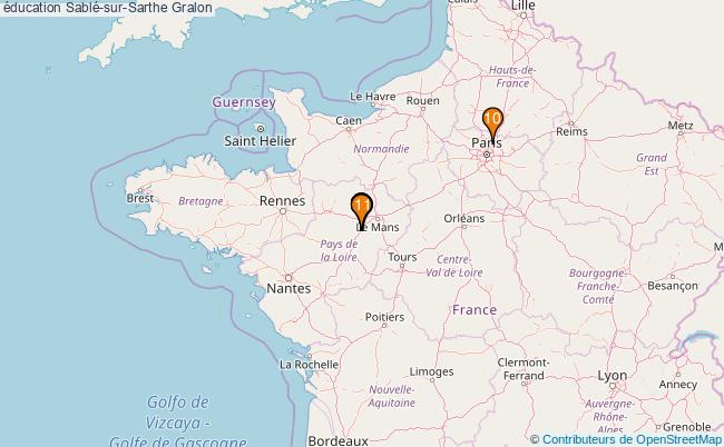 plan éducation Sablé-sur-Sarthe Associations éducation Sablé-sur-Sarthe : 12 associations