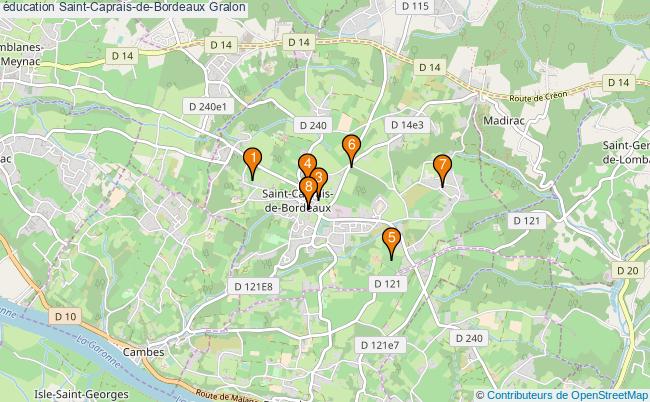 plan éducation Saint-Caprais-de-Bordeaux Associations éducation Saint-Caprais-de-Bordeaux : 8 associations