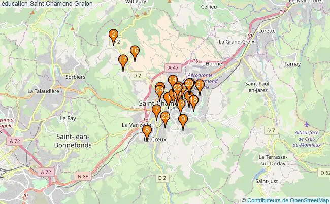 plan éducation Saint-Chamond Associations éducation Saint-Chamond : 29 associations