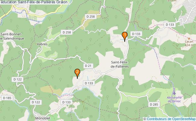 plan éducation Saint-Félix-de-Pallières Associations éducation Saint-Félix-de-Pallières : 2 associations