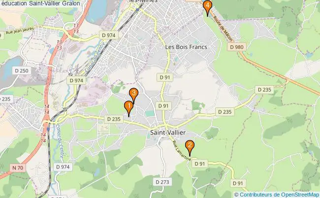 plan éducation Saint-Vallier Associations éducation Saint-Vallier : 3 associations