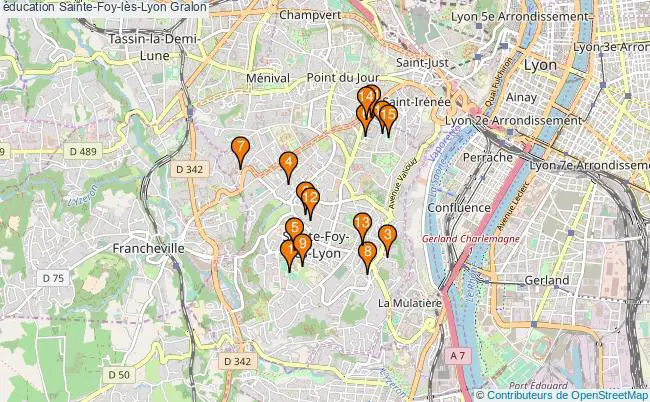 plan éducation Sainte-Foy-lès-Lyon Associations éducation Sainte-Foy-lès-Lyon : 15 associations