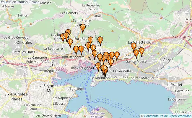 plan éducation Toulon Associations éducation Toulon : 235 associations
