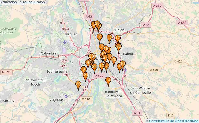 plan éducation Toulouse Associations éducation Toulouse : 760 associations