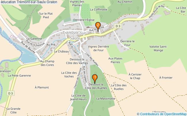 plan éducation Trémont-sur-Saulx Associations éducation Trémont-sur-Saulx : 2 associations