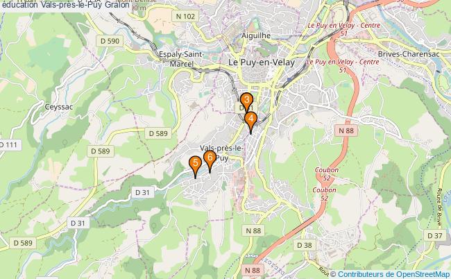 plan éducation Vals-près-le-Puy Associations éducation Vals-près-le-Puy : 8 associations