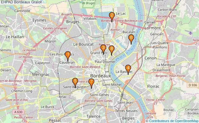 plan EHPAD Bordeaux Associations EHPAD Bordeaux : 9 associations