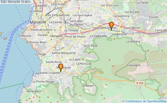 plan Elán Marseille Associations Elán Marseille : 5 associations