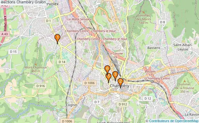 plan élections Chambéry Associations élections Chambéry : 9 associations