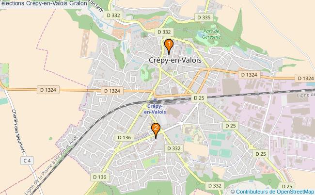 plan élections Crépy-en-Valois Associations élections Crépy-en-Valois : 3 associations