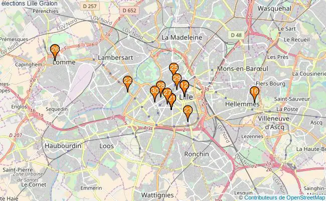 plan élections Lille Associations élections Lille : 127 associations