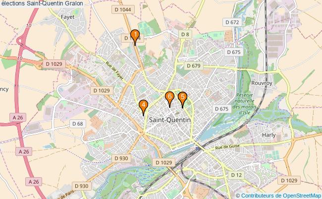 plan élections Saint-Quentin Associations élections Saint-Quentin : 5 associations