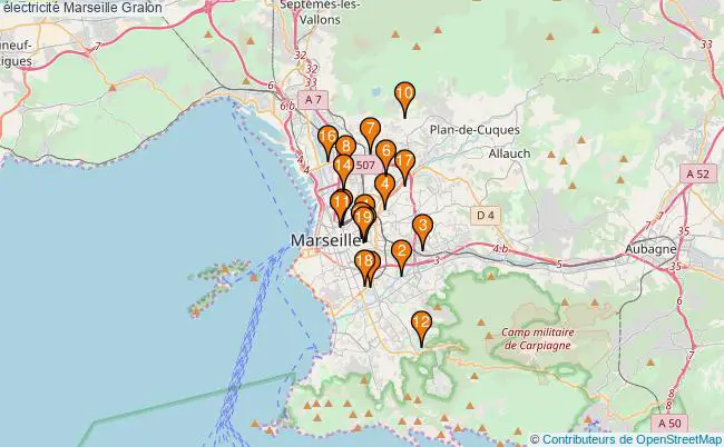 plan électricité Marseille Associations électricité Marseille : 21 associations