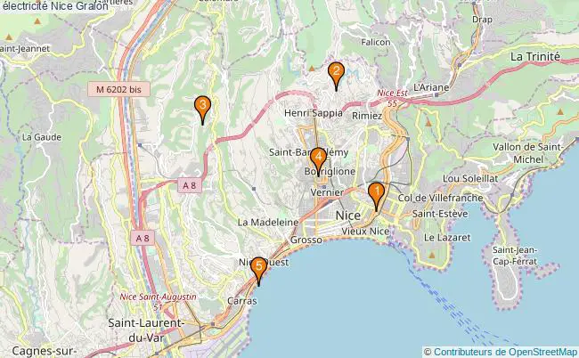 plan électricité Nice Associations électricité Nice : 7 associations