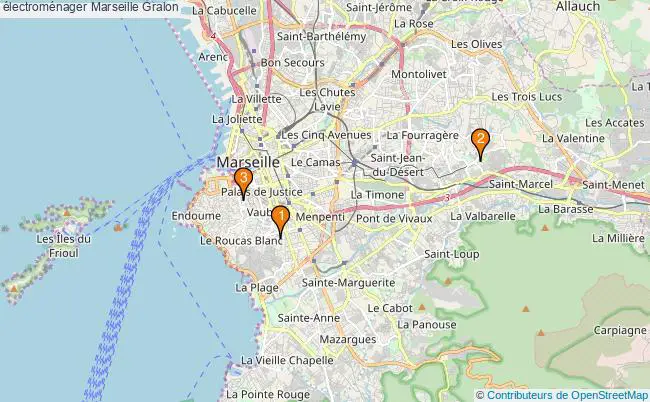 plan électroménager Marseille Associations électroménager Marseille : 3 associations