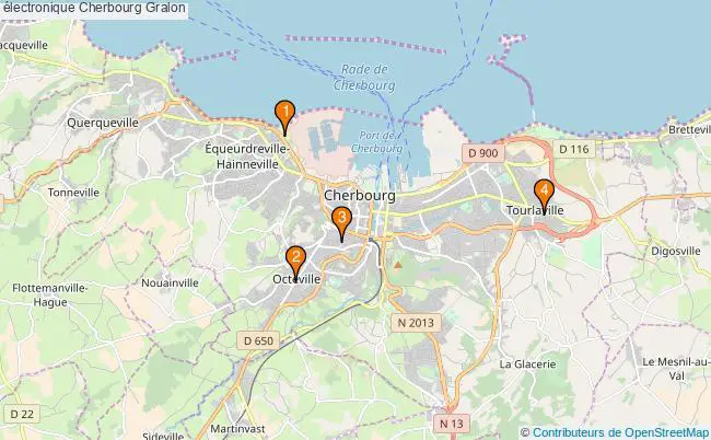 plan électronique Cherbourg Associations électronique Cherbourg : 6 associations