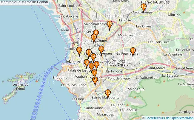 plan électronique Marseille Associations électronique Marseille : 24 associations