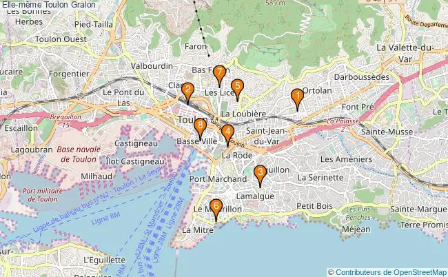 plan Elle-même Toulon Associations Elle-même Toulon : 8 associations