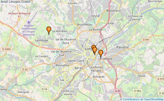plan émail Limoges Associations émail Limoges : 5 associations