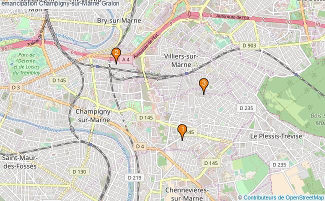 plan émancipation Champigny-sur-Marne Associations émancipation Champigny-sur-Marne : 4 associations