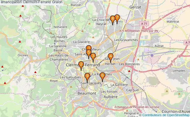 plan émancipation Clermont-Ferrand Associations émancipation Clermont-Ferrand : 12 associations
