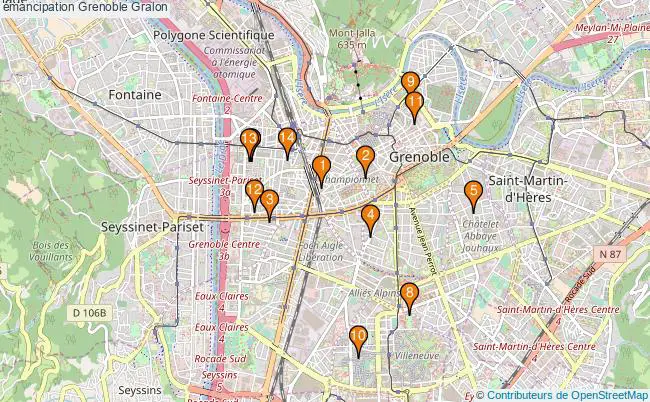 plan émancipation Grenoble Associations émancipation Grenoble : 21 associations