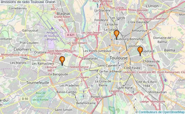 plan émissions de radio Toulouse Associations émissions de radio Toulouse : 4 associations