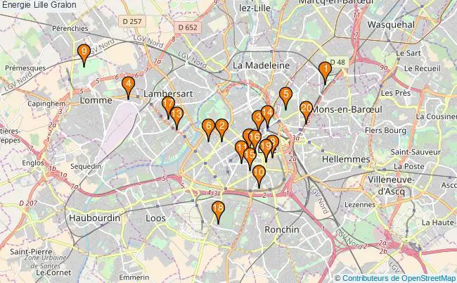 plan Énergie Lille Associations Énergie Lille : 20 associations