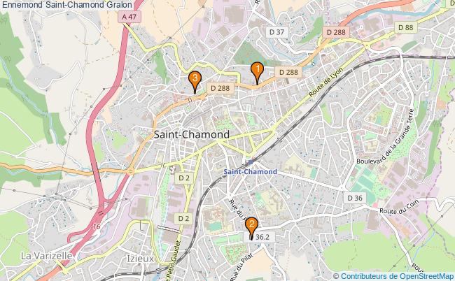 plan Ennemond Saint-Chamond Associations Ennemond Saint-Chamond : 3 associations