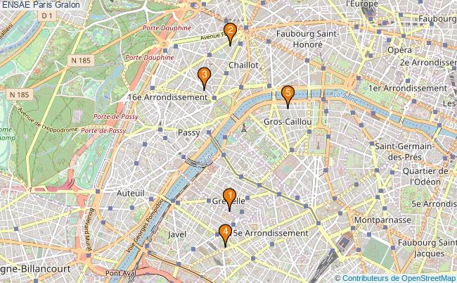 plan ENSAE Paris Associations ENSAE Paris : 6 associations