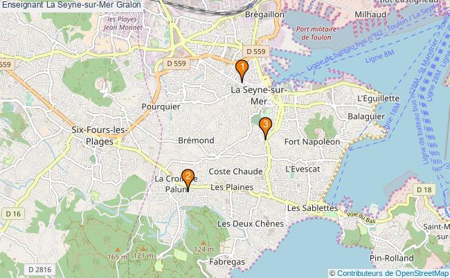 plan Enseignant La Seyne-sur-Mer Associations enseignant La Seyne-sur-Mer : 3 associations