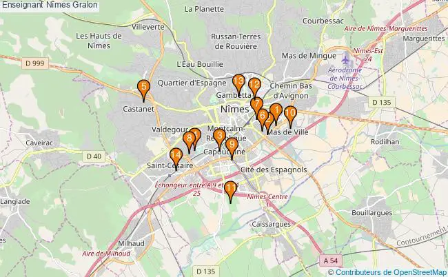 plan Enseignant Nîmes Associations enseignant Nîmes : 13 associations