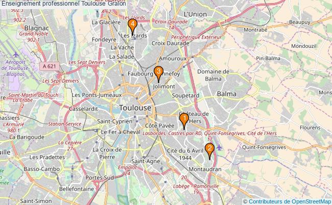 plan Enseignement professionnel Toulouse Associations enseignement professionnel Toulouse : 5 associations