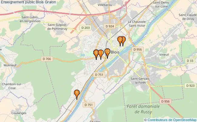 plan Enseignement public Blois Associations enseignement public Blois : 11 associations