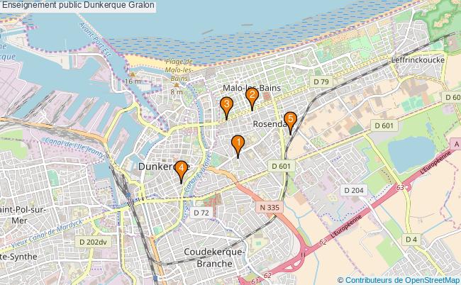 plan Enseignement public Dunkerque Associations enseignement public Dunkerque : 5 associations