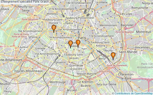 plan Enseignement spécialisé Paris Associations enseignement spécialisé Paris : 3 associations