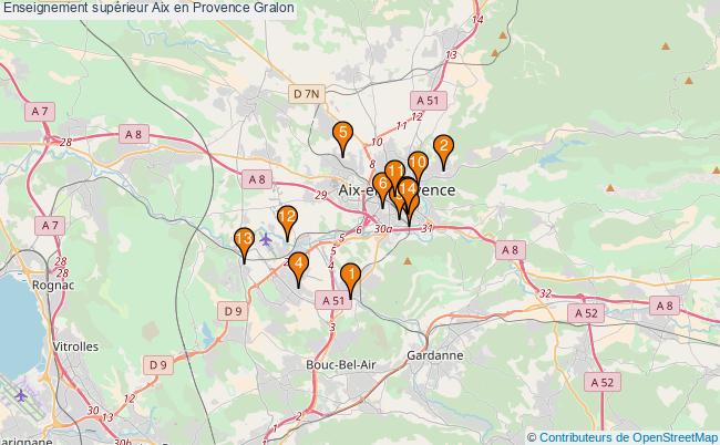 plan Enseignement supérieur Aix en Provence Associations enseignement supérieur Aix en Provence : 16 associations