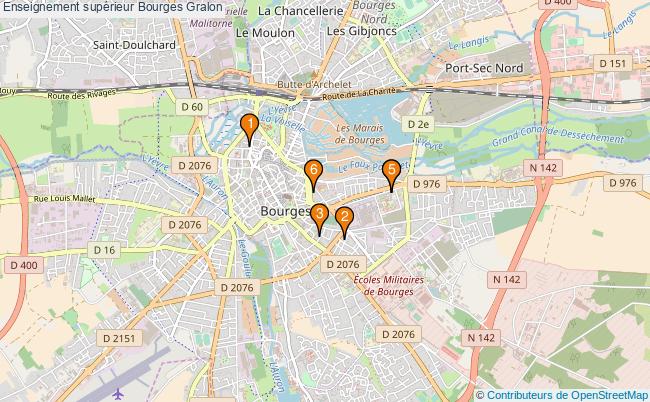 plan Enseignement supérieur Bourges Associations enseignement supérieur Bourges : 6 associations