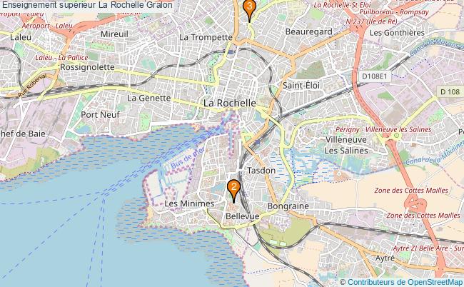 plan Enseignement supérieur La Rochelle Associations enseignement supérieur La Rochelle : 4 associations
