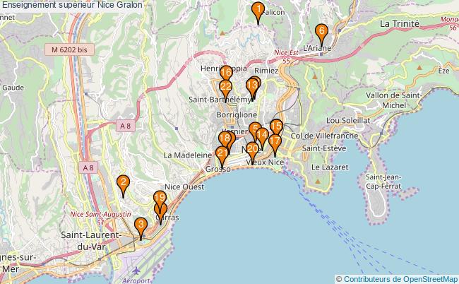 plan Enseignement supérieur Nice Associations enseignement supérieur Nice : 23 associations