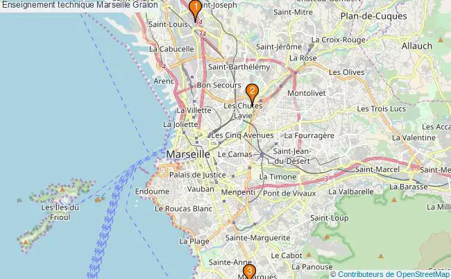 plan Enseignement technique Marseille Associations enseignement technique Marseille : 4 associations