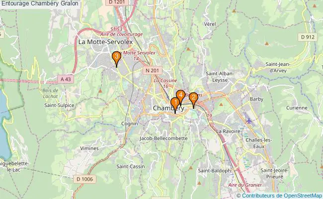 plan Entourage Chambéry Associations Entourage Chambéry : 5 associations