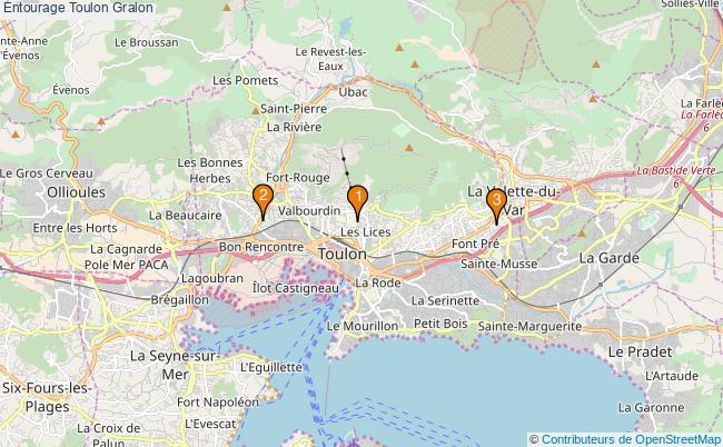 plan Entourage Toulon Associations Entourage Toulon : 4 associations
