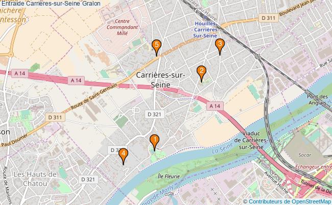 plan Entraide Carrières-sur-Seine Associations entraide Carrières-sur-Seine : 5 associations