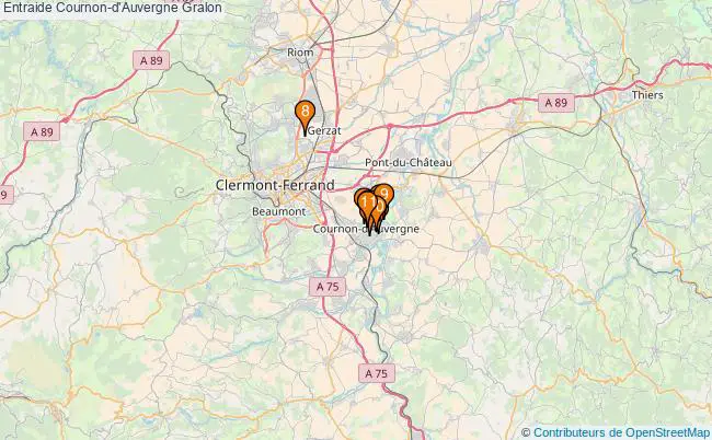 plan Entraide Cournon-d'Auvergne Associations entraide Cournon-d'Auvergne : 9 associations