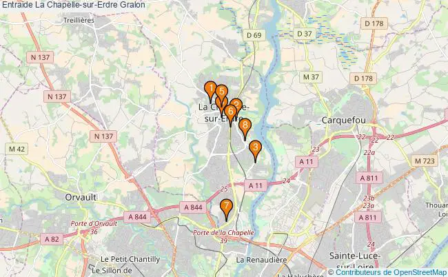 plan Entraide La Chapelle-sur-Erdre Associations entraide La Chapelle-sur-Erdre : 9 associations
