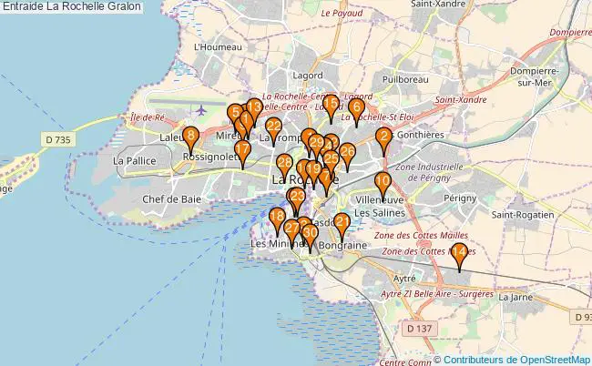 plan Entraide La Rochelle Associations entraide La Rochelle : 47 associations